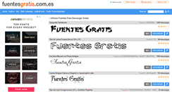 Desktop Screenshot of fuentesgratis.com.es