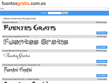 Tablet Screenshot of fuentesgratis.com.es